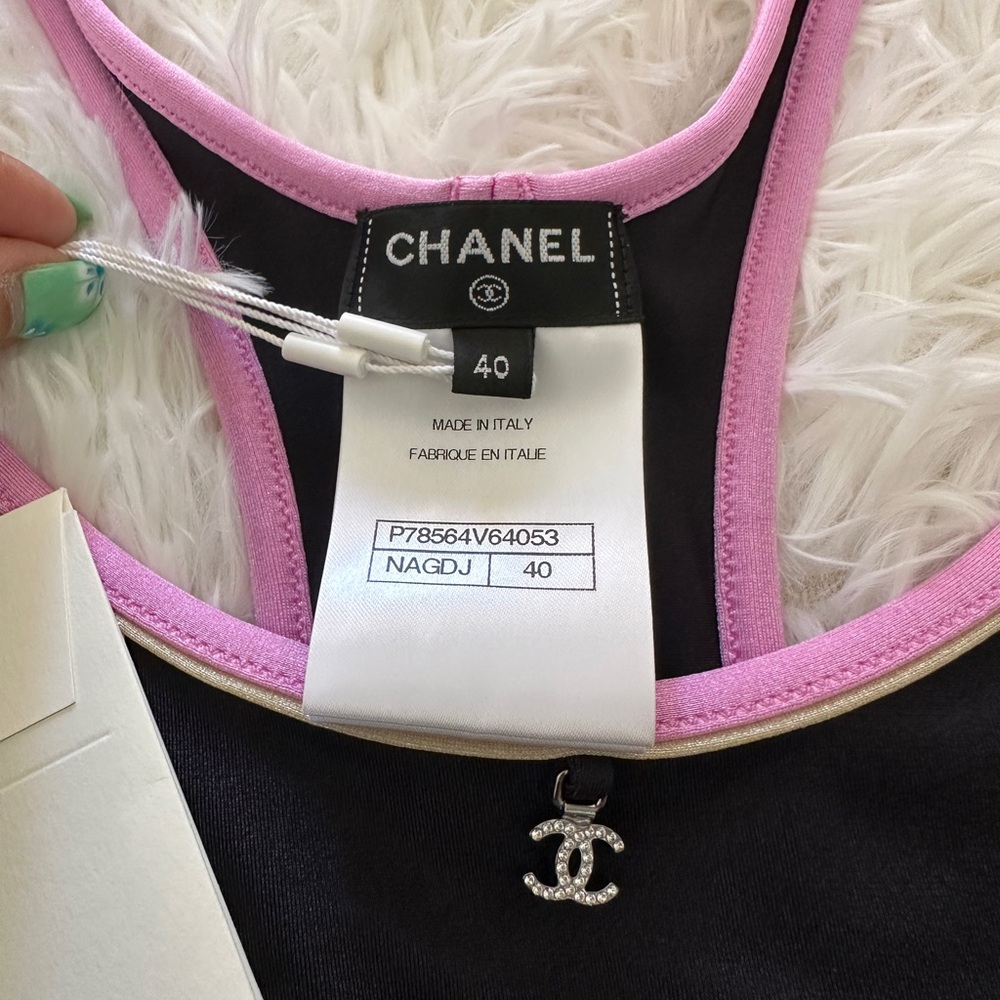CHANEL 25M Coco Beach Cutout One Piece Swimsuit - Picture 4 of 5